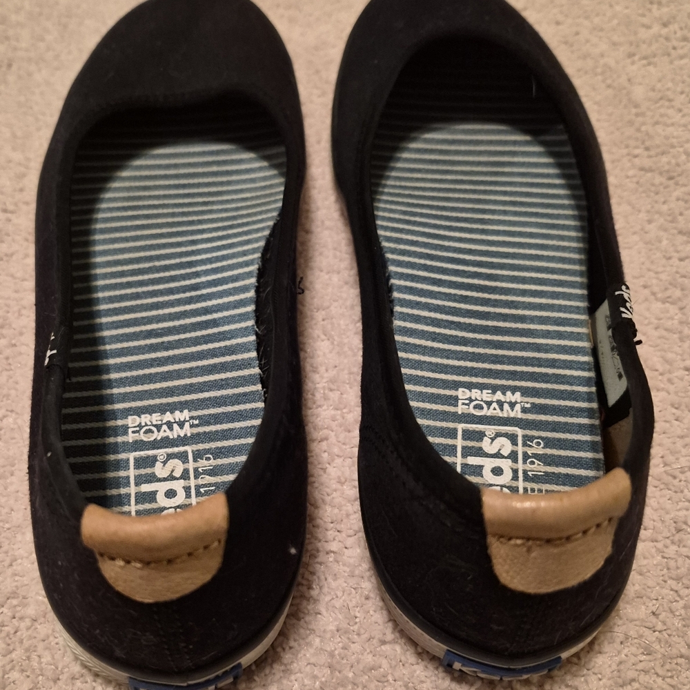 Keds Bryn Black Slip-On Flats Dream Foam Comfort Size 7 - Picture 3 of 5